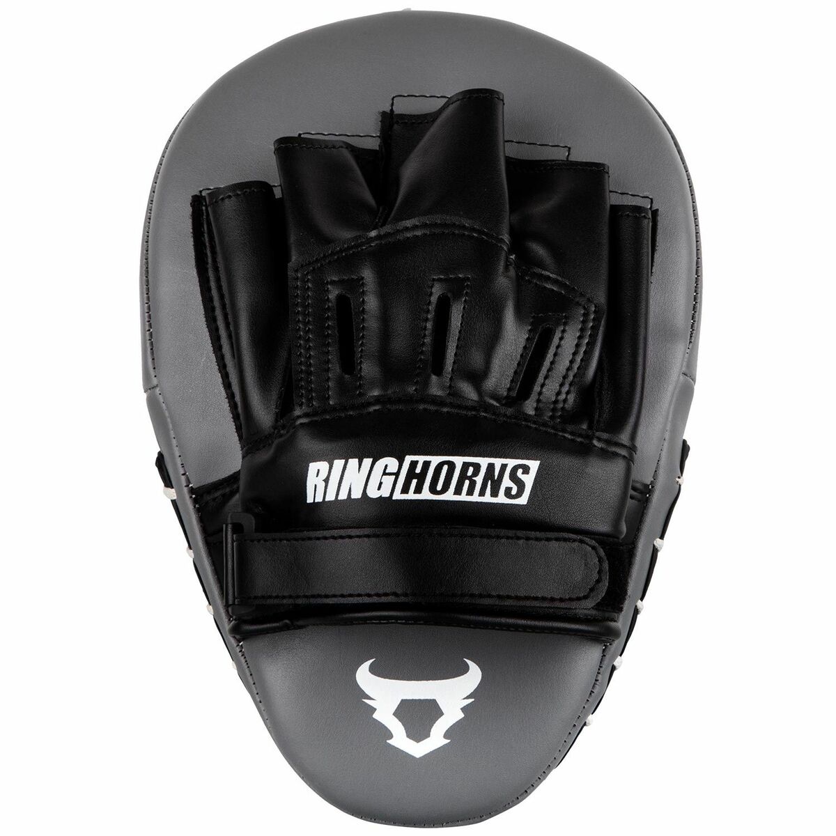 Black-White Ringhorns Charger Focus Mitts   