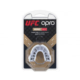 White Opro UFC Bronze Mouth Guard   