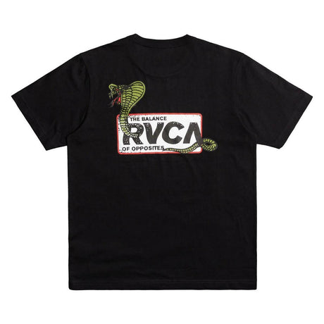 Black RVCA Snake Eyes T-Shirt   