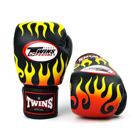 Twins FBGVL3-7 Fire Flame Boxing Gloves