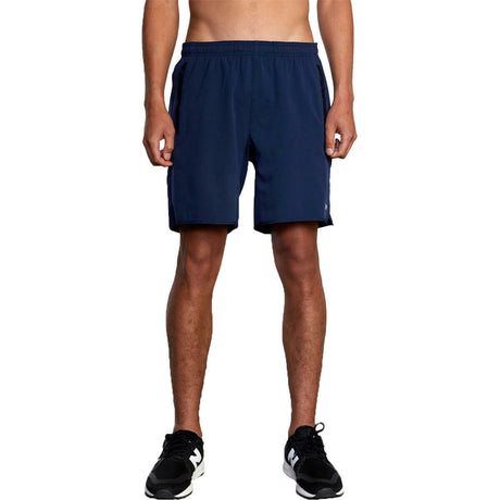 RVCA Yogger Stretch Performance Training Shorts Navy Small 