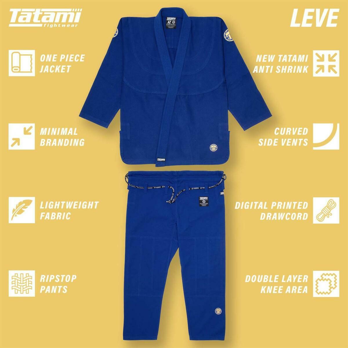 Tatami Fightwear Leve BJJ Gi Blue TATLEGBL