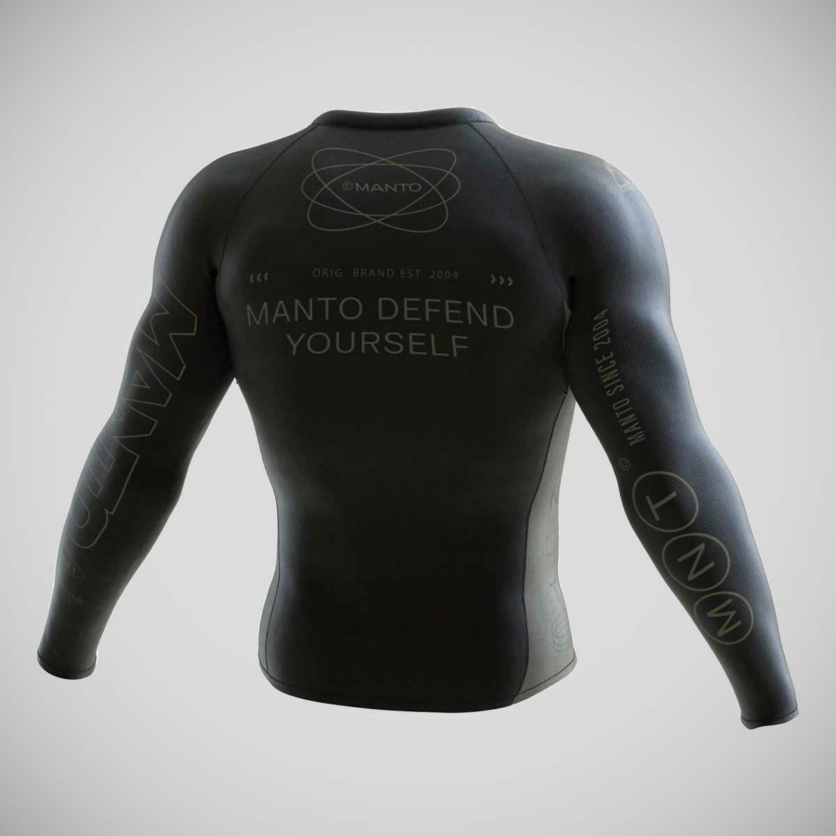 Manto Elipses Long Sleeve Rash Guard MNR840-BK