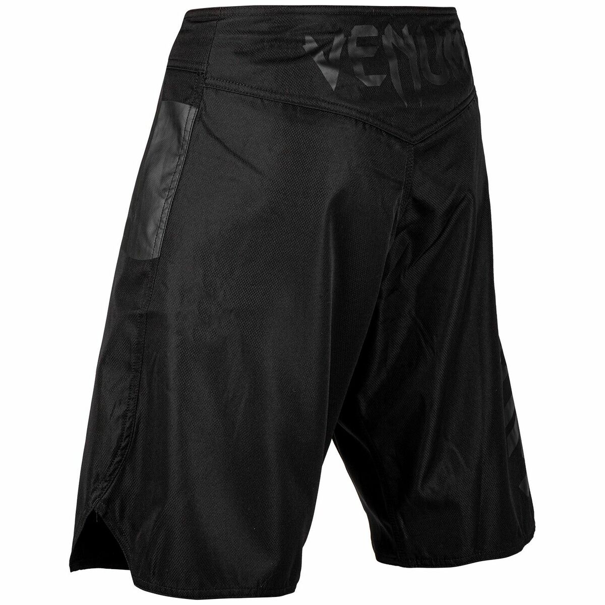 Black-Black Venum Light 3.0 Fight Shorts   