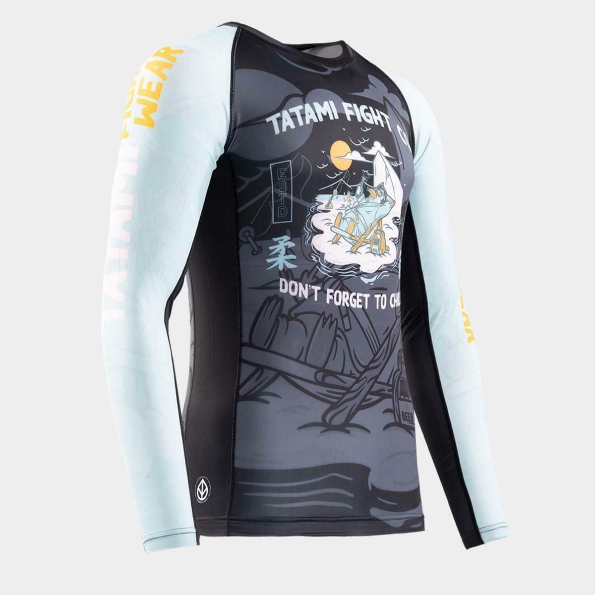 Tatami Dont Forget to Chill Eco Tech Recycled Rash Guard TATRG1166BB