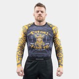 Black/Yellow Tatami Flying Tiger Eco Tech Recycled Rash Guard   