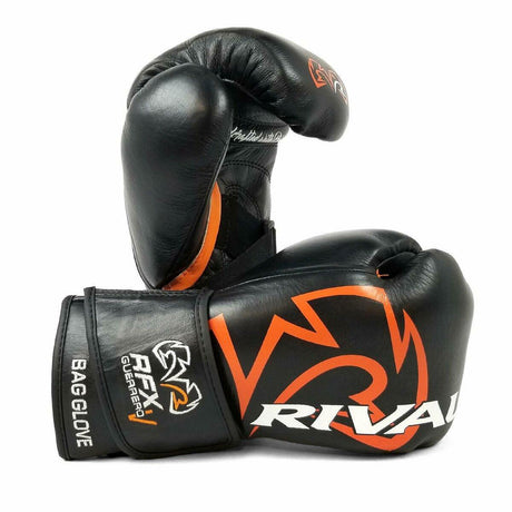 Rival RFX Guerrero V HDE-F Bag Gloves Black/Orange 10oz 