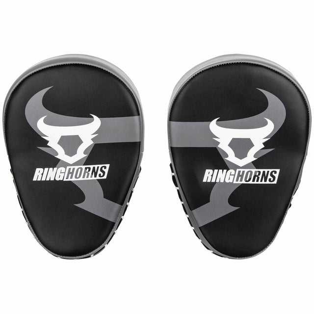 Black-White Ringhorns Charger Focus Mitts   