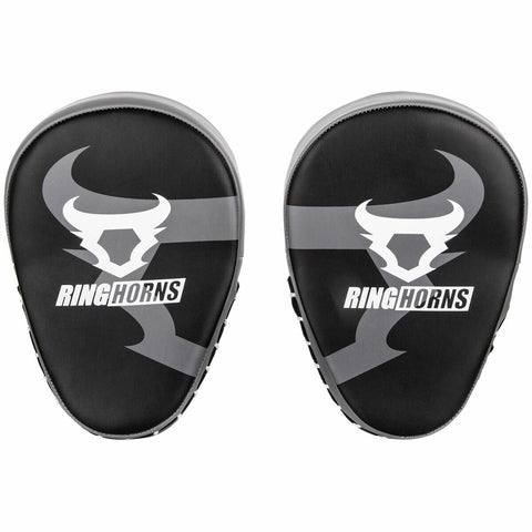 Black-White Ringhorns Charger Focus Mitts