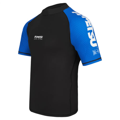 Fumetsu Competitor MK1 Short Sleeve Rash Guard Blue XL 