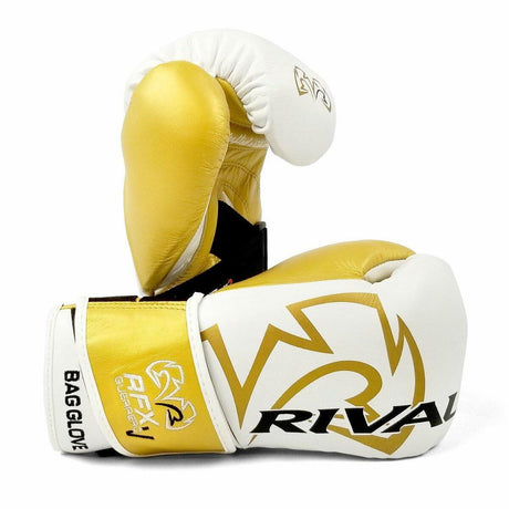 Rival RFX Guerrero V HDE-F Bag Gloves White/Gold 10oz 