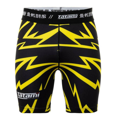 Tatami Fightwear Recharge Vale Tudo Shorts Black/Yellow Small 