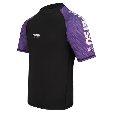 Fumetsu Competitor MK1 Short Sleeve Rash Guard Purple XL 