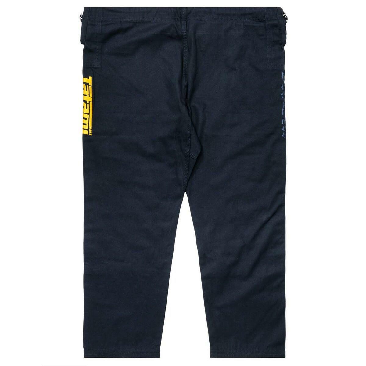 Gold on Navy Tatami Fightwear Estilo Black Label Mens BJJ Gi   