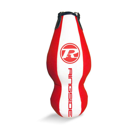 Red-White Ringside Synthetic Leather Double End Punch Bag   