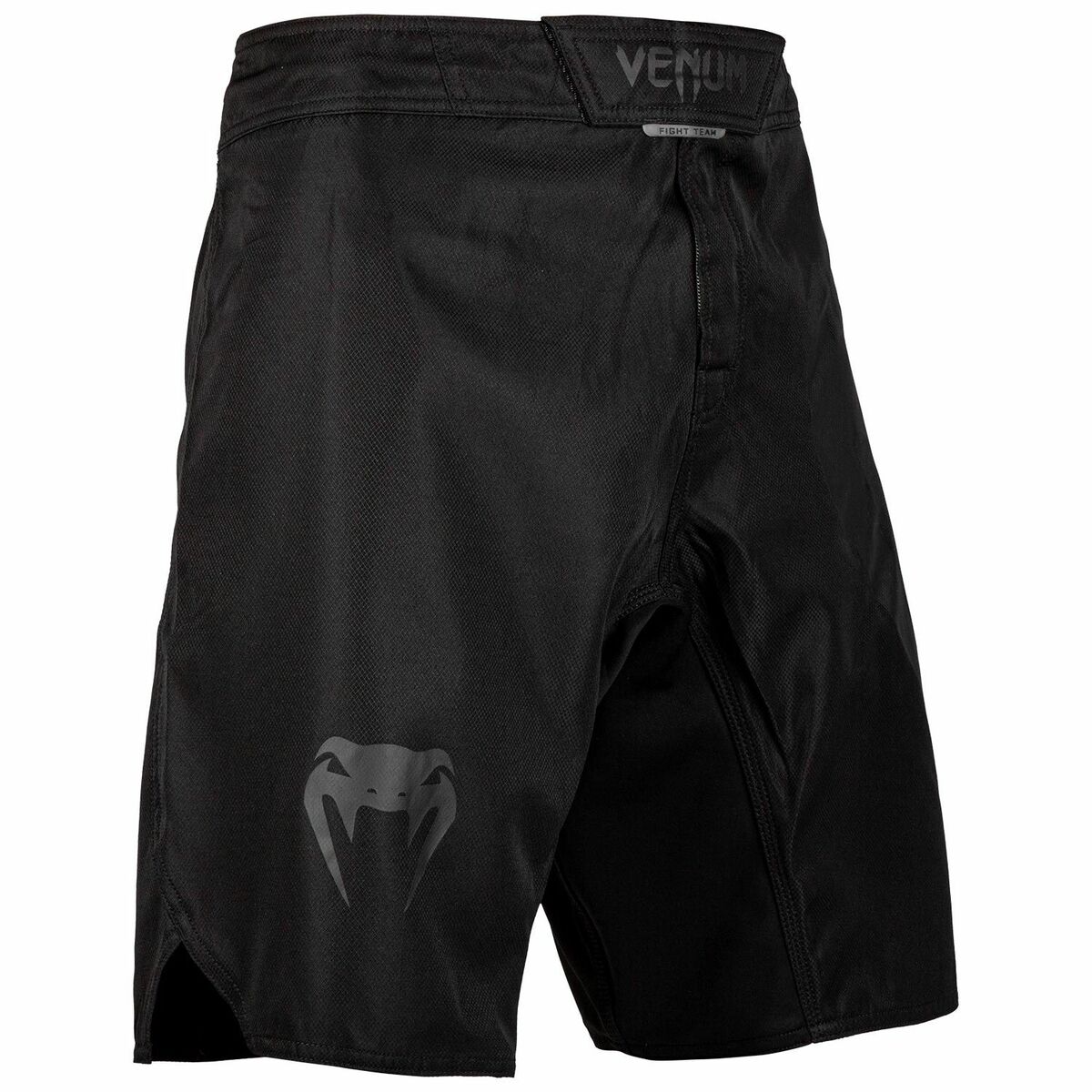 Black-Black Venum Light 3.0 Fight Shorts   