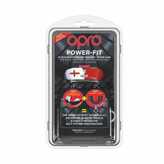 Opro Power Fit Countries Mouth Guard England
