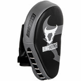 Black-White Ringhorns Charger Focus Mitts   