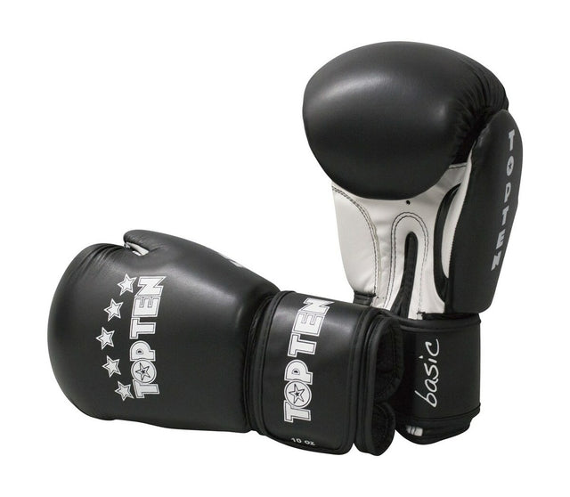 Black-White Top Ten R2M 2016 Boxing Gloves 10oz   