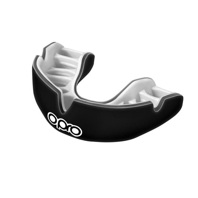 Black-White Opro Power Fit Mouth Guard   