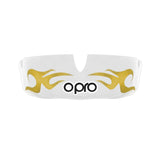White-Gold Opro Power Fit Bling Urban Mouth Guard   
