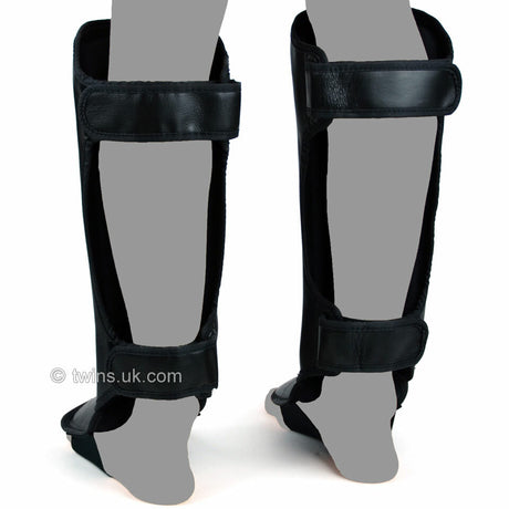 Twins SGL-3 Slim Padded Leather Shin Pads   