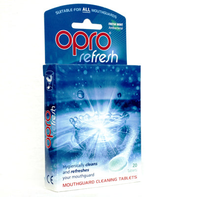 Opro Refresh Mouth Guard Cleaning Tablets Pack of 20   