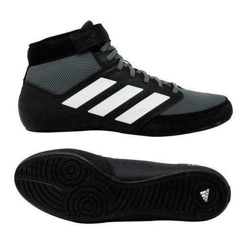 Adidas Mat Hog 2.0 Wrestling Boots - Black/White FZ5391