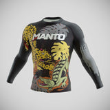 Black Manto Jungle Long Sleeve Rash Guard   