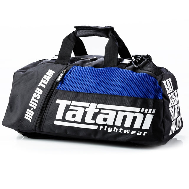 Black-Blue Tatami Fightwear Jiu Jitsu Gear Bag   