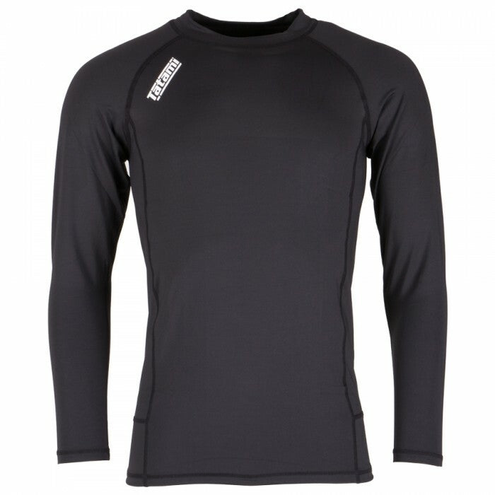 Black Tatami Fightwear Nova Basic Long Sleeve Rash Guard   