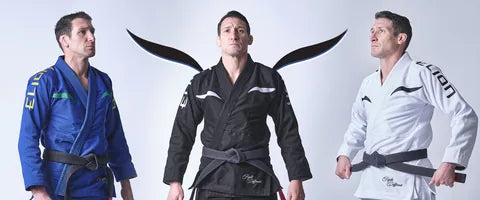Athletes wearing Elion Brazilian jiu-jitsu gis