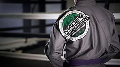 Made4Fighters gi worn during Brazilian jiu-jitsu training